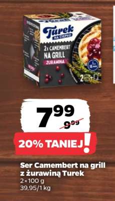 Ser Camembert na grill z żurawiną Turek