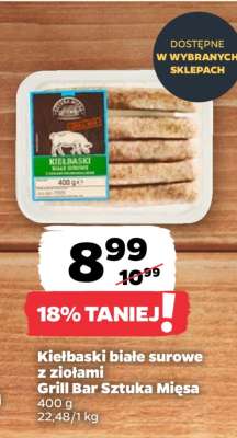 Kiełbaski białe surowe z ziołami Grill Bar Sztuka Mięsa