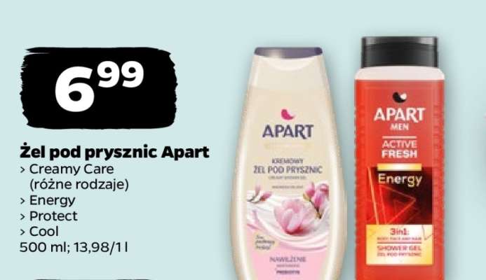 Żel pod prysznic APART