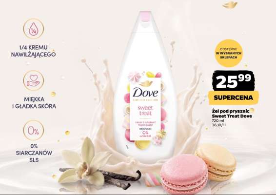 Żel pod prysznic Sweet Treat Dove