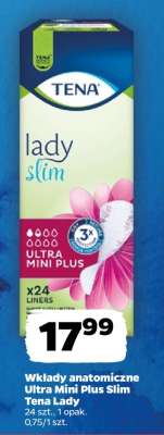 Wkłady anatomiczne Ultra Mini Plus Slim Tena Lady