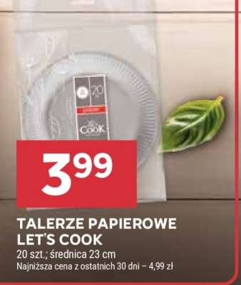 TALERZE PAPIEROWE LET’S COOK