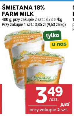 ŚMIETANA 18% FARM MILK