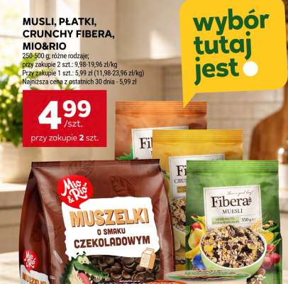 Musli, Płatki, Crunchy Fibera, Mio&Rio