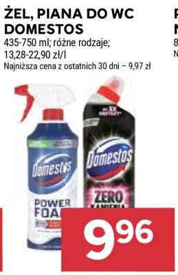 Żel, Piana do WC Domestos