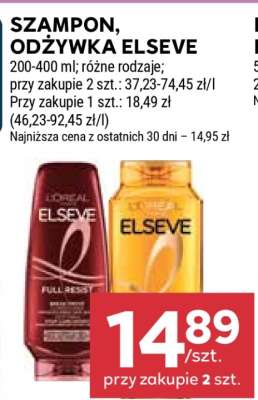Szampon, Odżywka Elseve