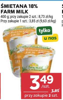 ŚMIETANA 18% FARM MILK