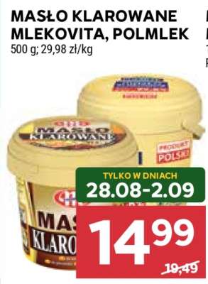 Masło klarowane Mlekovita, Polmlek