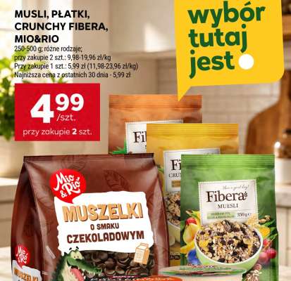 Musli, Płatki, Crunchy Fibera, Mio&Rio