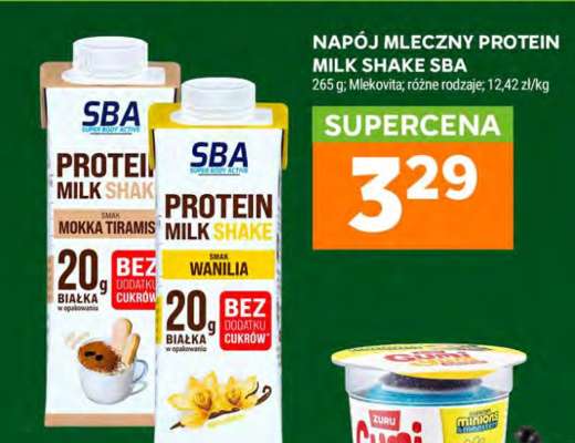 Napój Mleczny Protein Milk Shake SBA