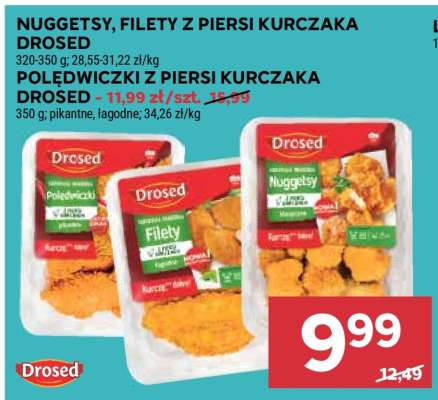 Nuggetsy, Filety z Piersi Kurczaka Drosed