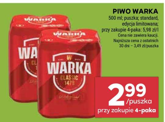Piwo Warka