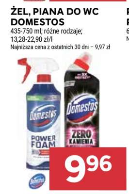 Żel, Piana do WC Domestos