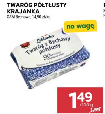 Twaróg półtłusty – krajanka