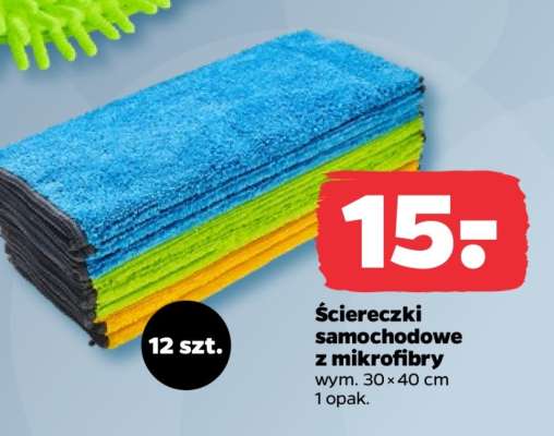 Ściereczki samochodowe z mikrofibry