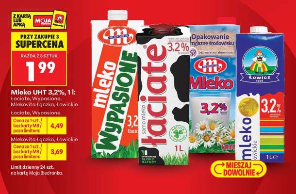 MLEKO UHT 3,2% 1 L