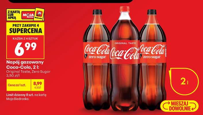 Napój gazowany Coca-Cola, 2 l