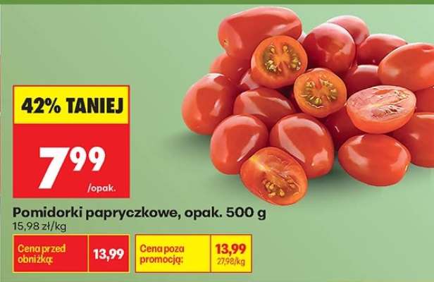 Pomidorki papryczkowe opak 500 g