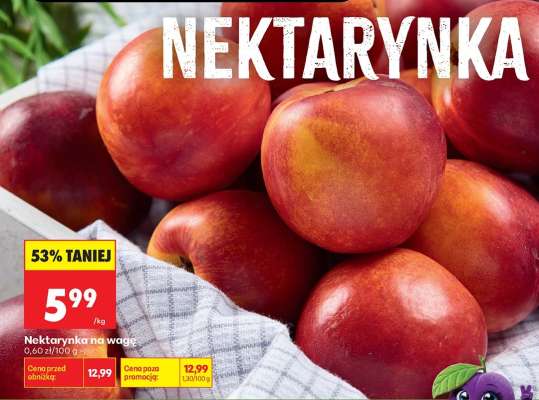 Nektarynka na wage