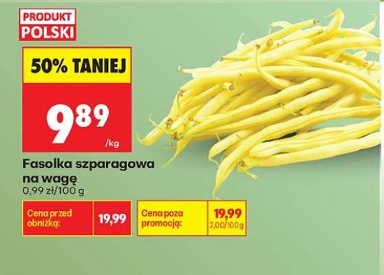 Fasolka szparagowa na wagę