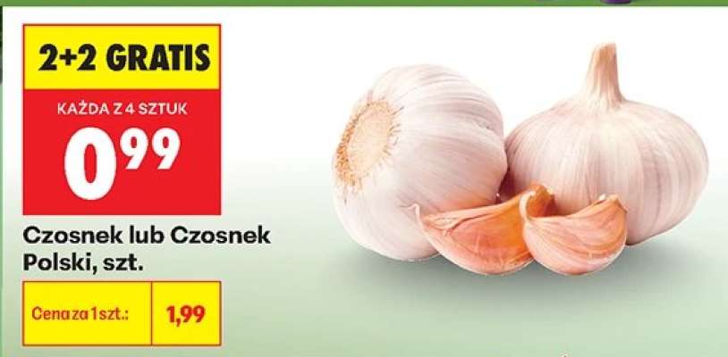Czosnek lub Czosnek Polski, szt.