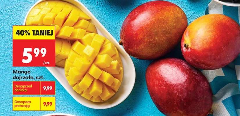 Mango dojrzałe, szt.