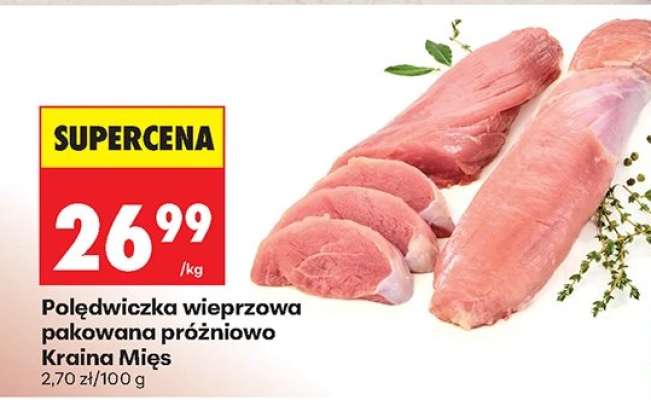Polędwiczka wieprzowa pakowana próżniowo Kraina Mięs
