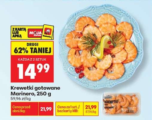 Krewetki gotowane Marinero 250 g