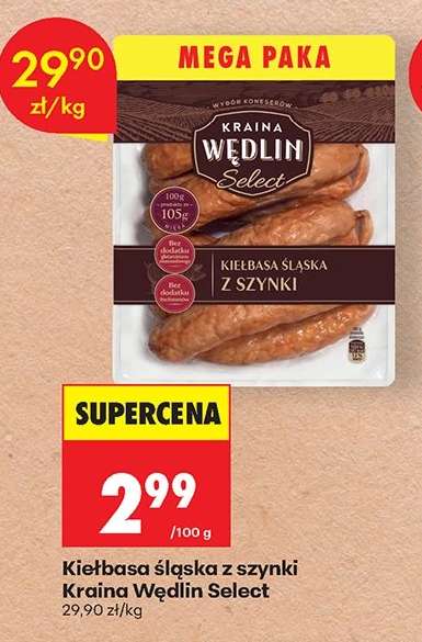 Kiełbasa śląska z szynki Kraina Wędlin Select