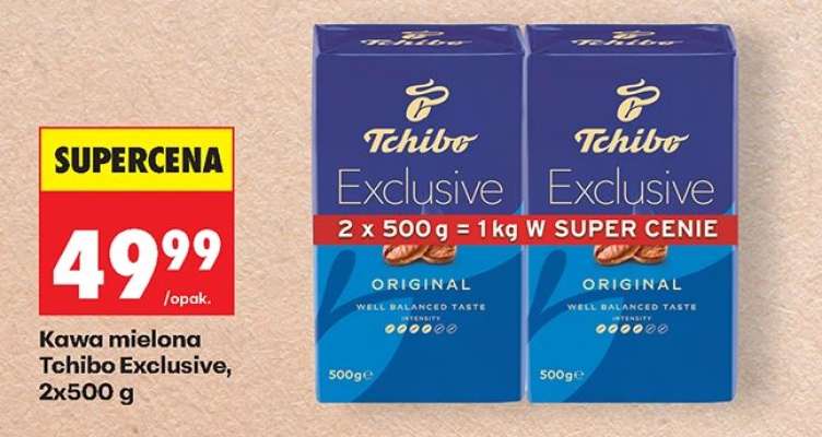 Kawa mielona Tchibo Exclusive, 2x500 g