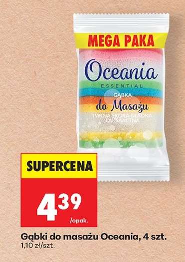 Gąbki do masażu Oceania , 4 szt