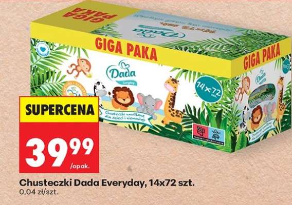 Chusteczki Dada Everyday, 14x72 szt.