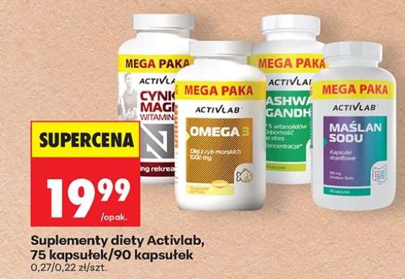 Suplementy diety Activlab, 75 kapsułek/90 kapsułek