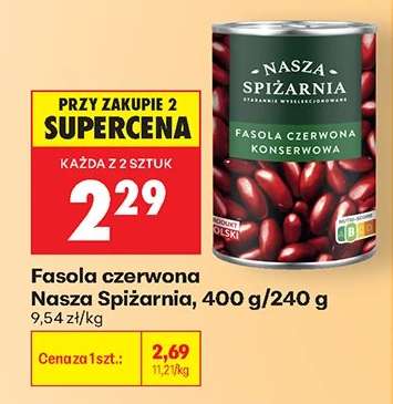 Fasola czerwona Nasza Spiżarnia, 400 g/240 g