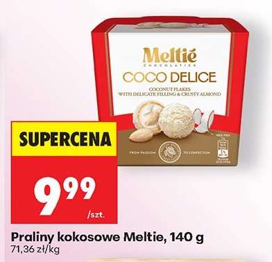 Praliny kokosowe Meltié, 140 g