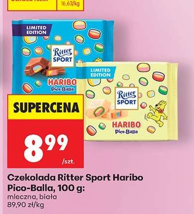 Czekolada Ritter Sport Haribo Pico-Balla, 100 g