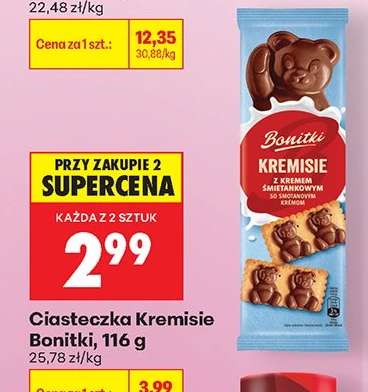 Ciasteczka Kremisie Bonitki, 116 g