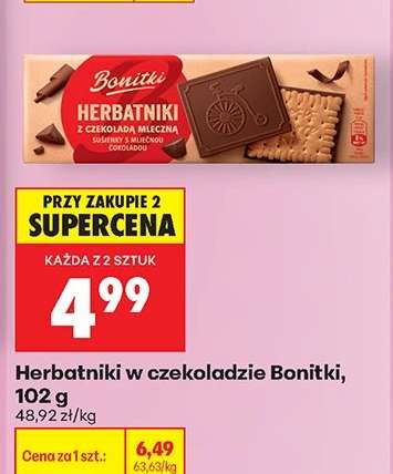 Herbatniki w czekoladzie Bonitki, 102 g