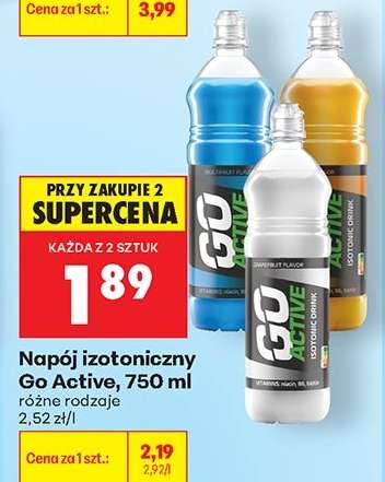 Napój izotoniczny Go Active, 750 ml