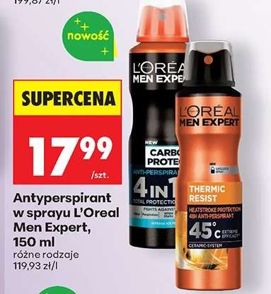 Antyperspirant w sprayu L'Oreal Men Expert, 150 ml