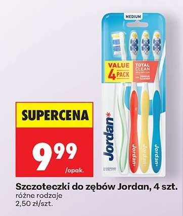 Szczoteczki do zębów Jordan, 4 szt.