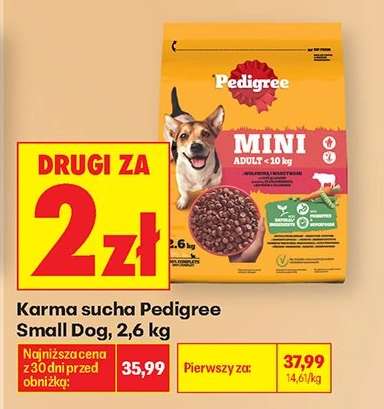 Karma sucha Pedigree Small Dog, 2,6 kg