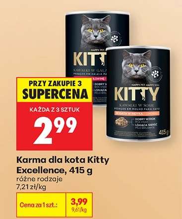 Karma dla kota Kitty Excellence, 415 g