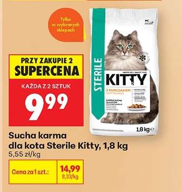 Sucha karma dla kota Sterile Kitty 1,8 kg
