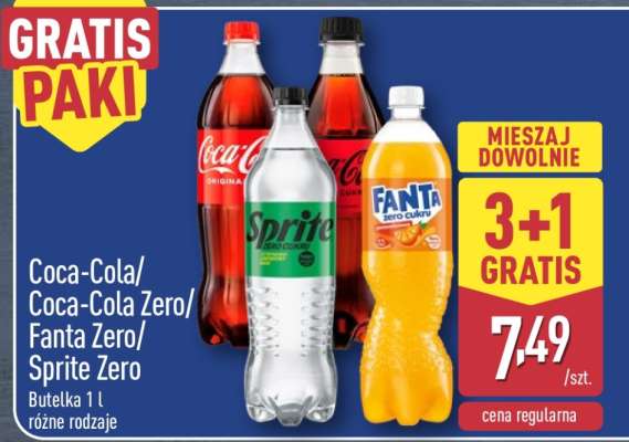 Coca-Cola/ Coca-Cola Zero/ Fanta Zero/ Sprite Zero
