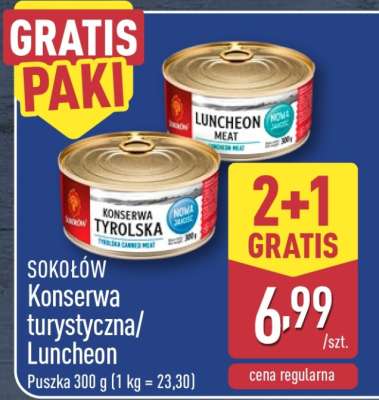 sokołów Konserwa turystyczna/ Luncheon