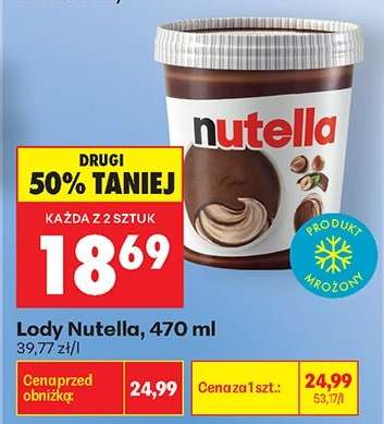 Lody Nutella, 470 ml