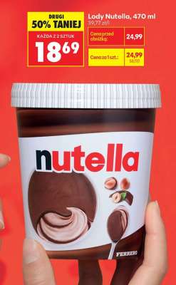 Lody Nutella, 470 ml