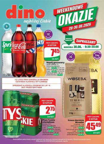 Gazetka Dino - 28.08.2026 - 30.08.2026.