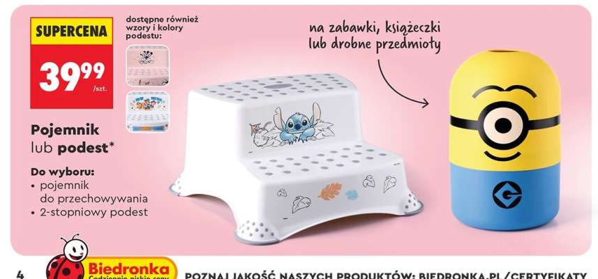 Pojemnik lub podest